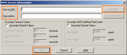 MapInfo - WMS Server Information