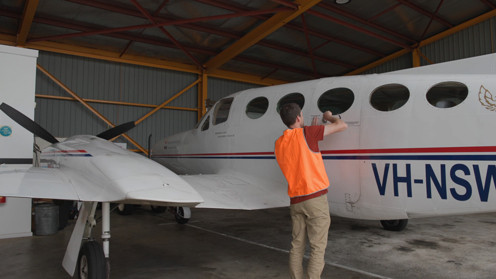 Photo of the plane used for NSW aerial imagery capture