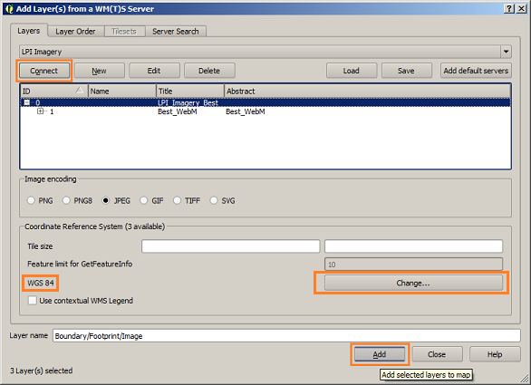 QGIS - Connect to layer